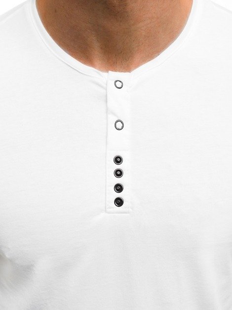 OZONEE O/181157 Vīriešu T-krekls balts