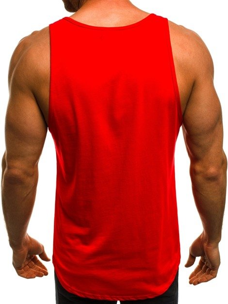 OZONEE O/181481 Vīriešu T-krekls sarkani