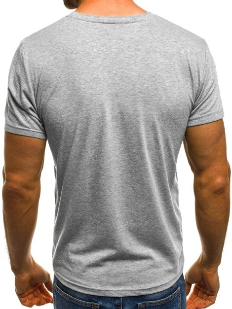 OZONEE O/1961 Vīriešu T-krekls pelēks