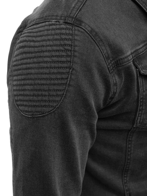 OZONEE OT/2021 Vīriešu džinsa virsjaka grafīta