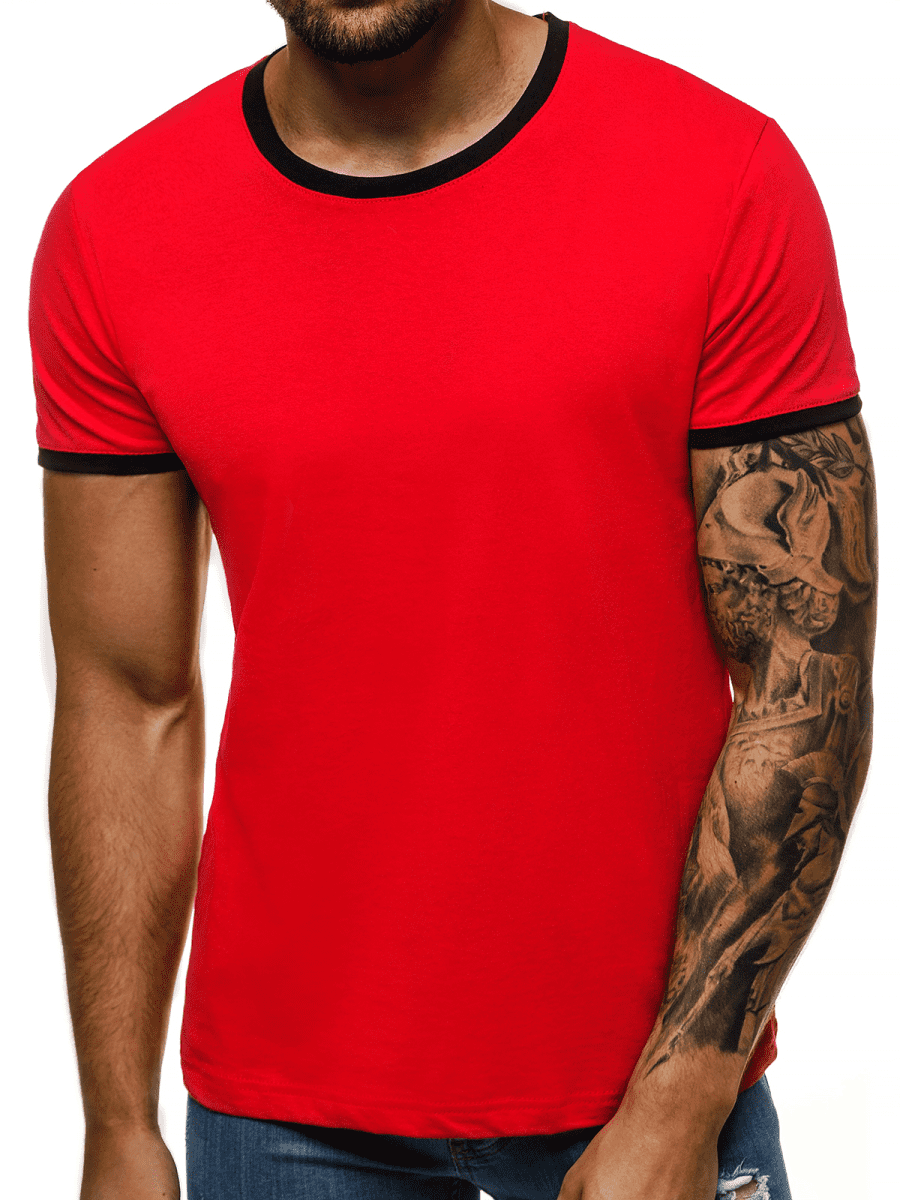 Vīriešu T-krekls sarkani OZONEE O/1177 