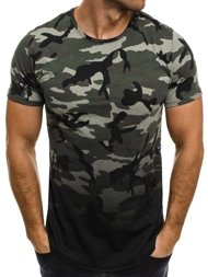 OZONEE 525BT Vīriešu T-krekls tumši-zaļš