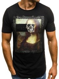 OZONEE B/181054 Vīriešu T-krekls melns