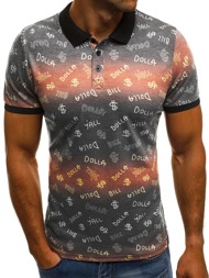 OZONEE MACH/5006P Vīriešu polo krekls grafīta