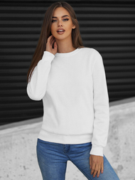 Sieviešu džemperis balts OZONEE JS/W01Z